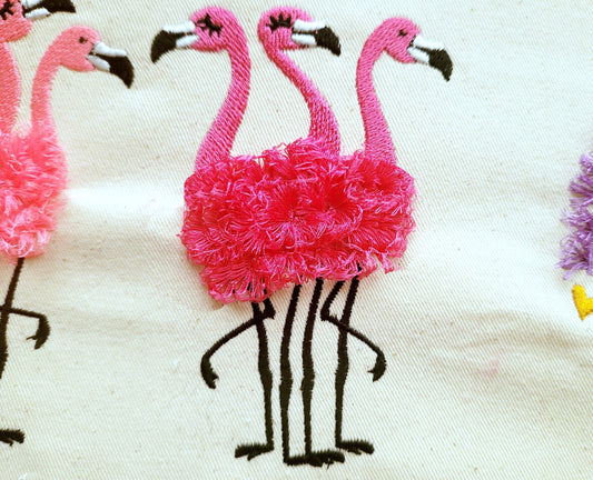 Fringed Flamingo Flock of 3 - image 1