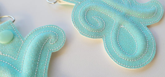 Puffy Foam Monogram Keychain – Instant Download | Artapli