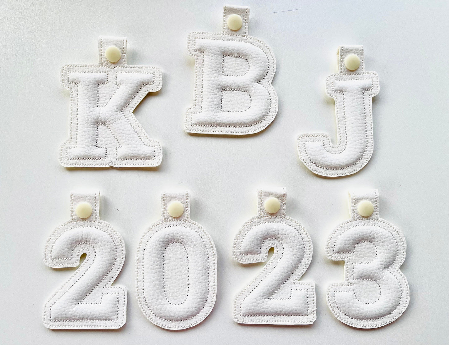 Puffy Foam Monogram Keychain – Instant Download | Artapli