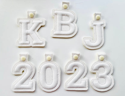 Puffy Foam Monogram Keychain – Instant Download | Artapli