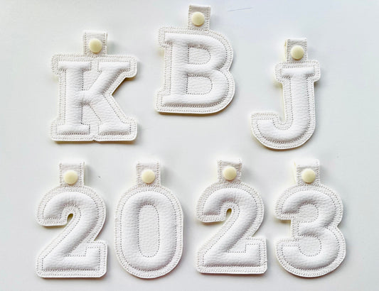 Puffy Foam Monogram Keychain – Instant Download | Artapli