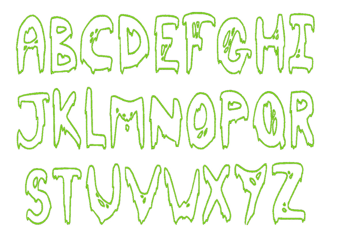 Spooky Zombie Font