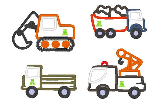 Construction Equipment Set of 4