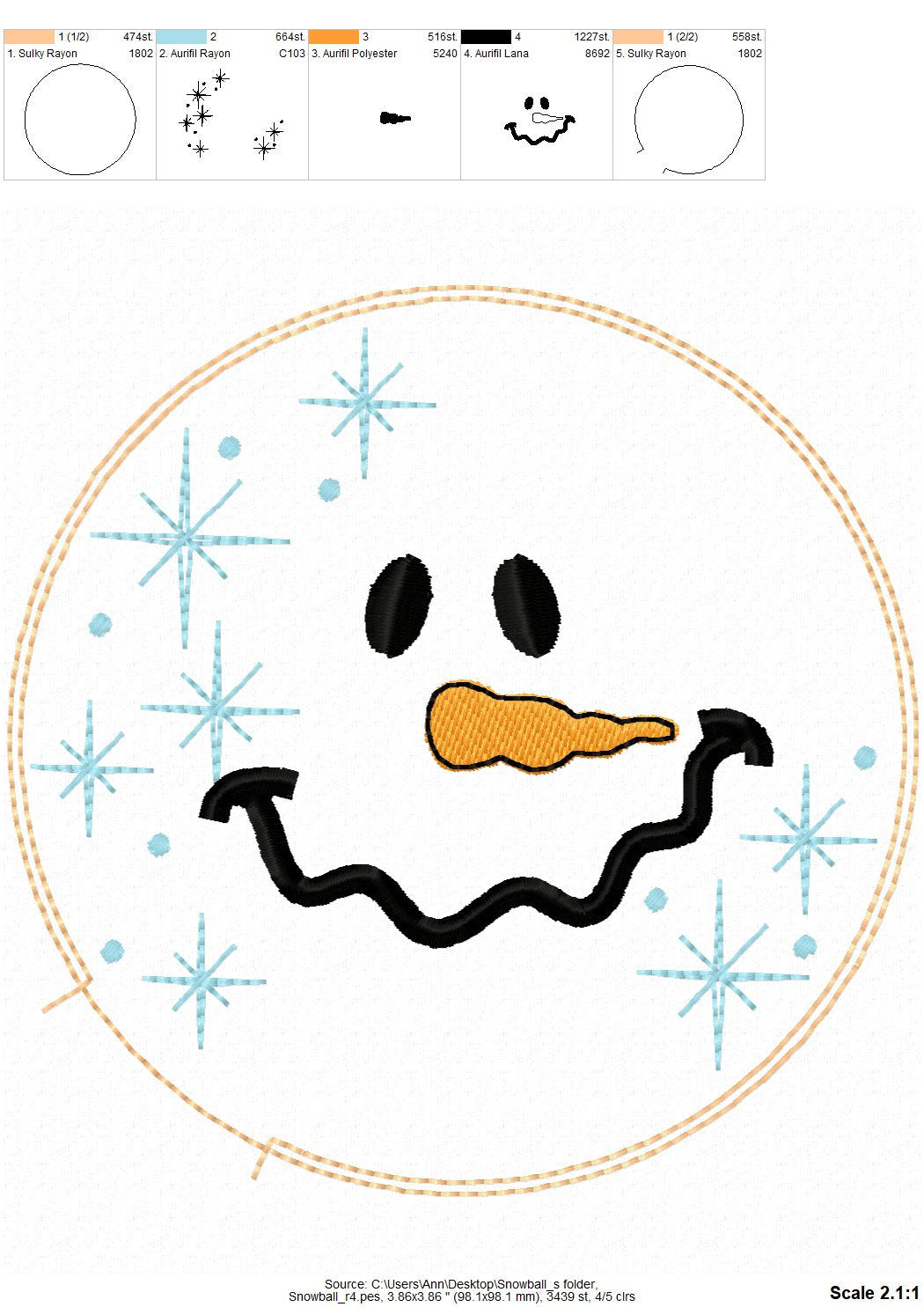 Snowball for playing snow fight SET of 6 ITH In The Hoop Machine Embroidery designs in one step super simply ITH Christmas kids plushie ball