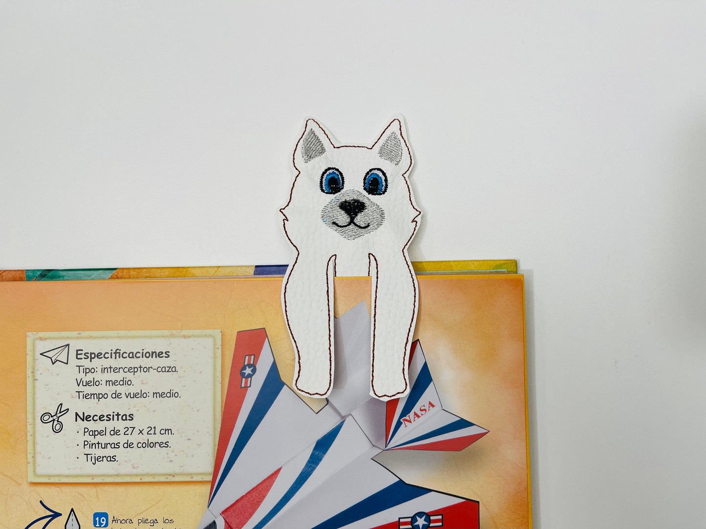Wolf Husky Dog Bookmark