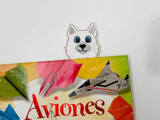 Wolf Husky Dog Bookmark