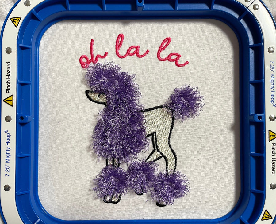 Oh la la Fringed Poodle