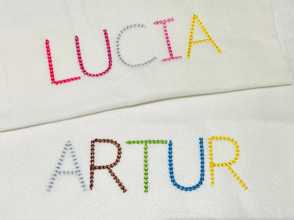 Light Stitch Chain Font – Instant Download | Artapli