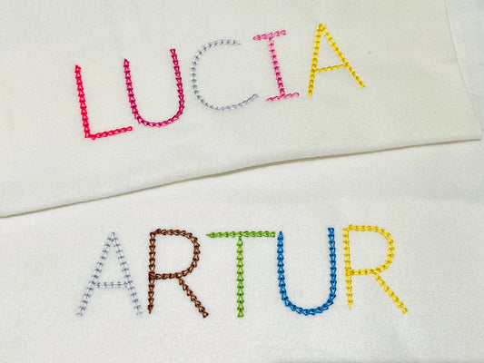 Light Stitch Chain Font – Instant Download | Artapli