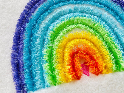 Fringed Rainbow with Heart