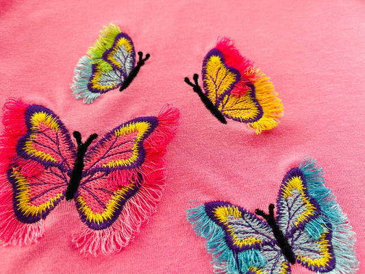 Mini Butterfly with Fringed Wings