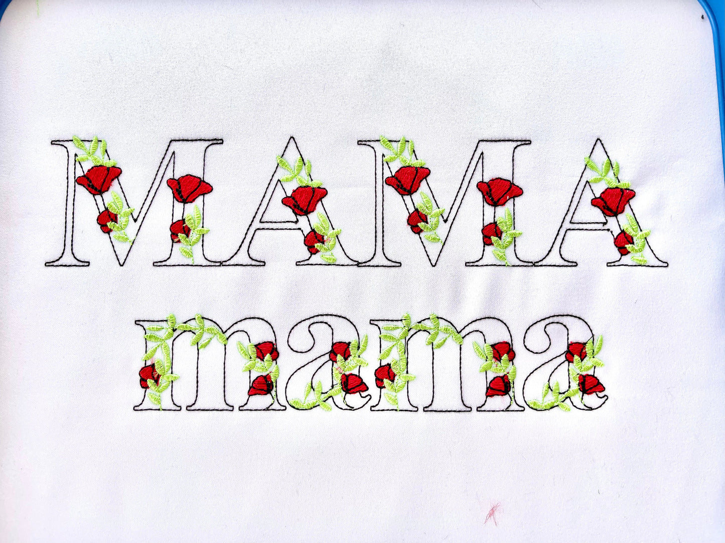 Light Poppy red Rose Floral Font Flower alphabet uppercase and lowercase letters initial monogram machine embroidery designs BX