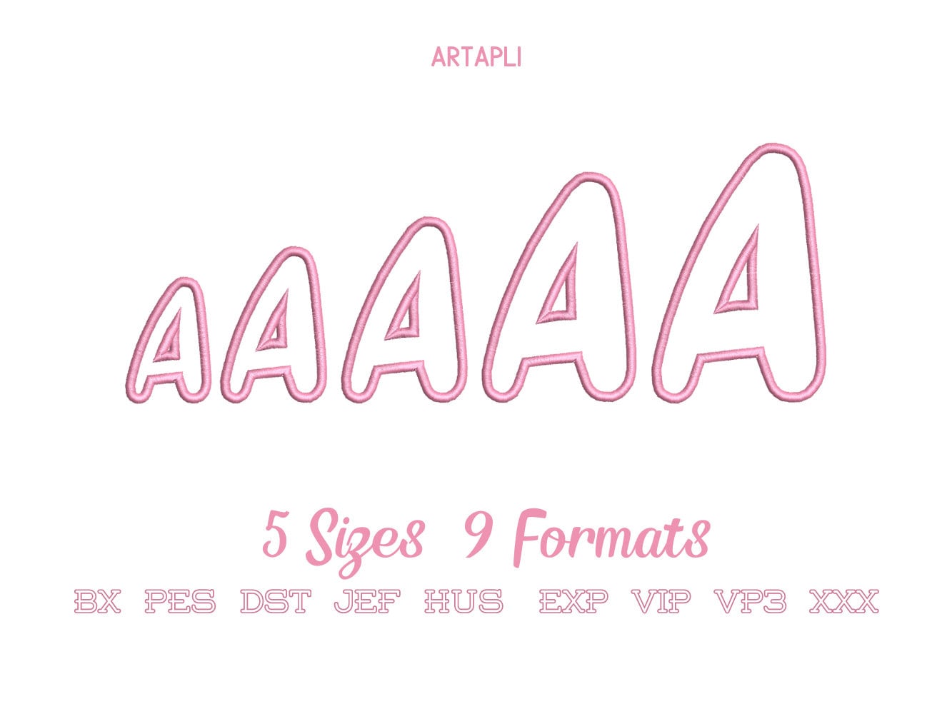 Baby Applique Font machine embroidery applique designs monogram alphabet