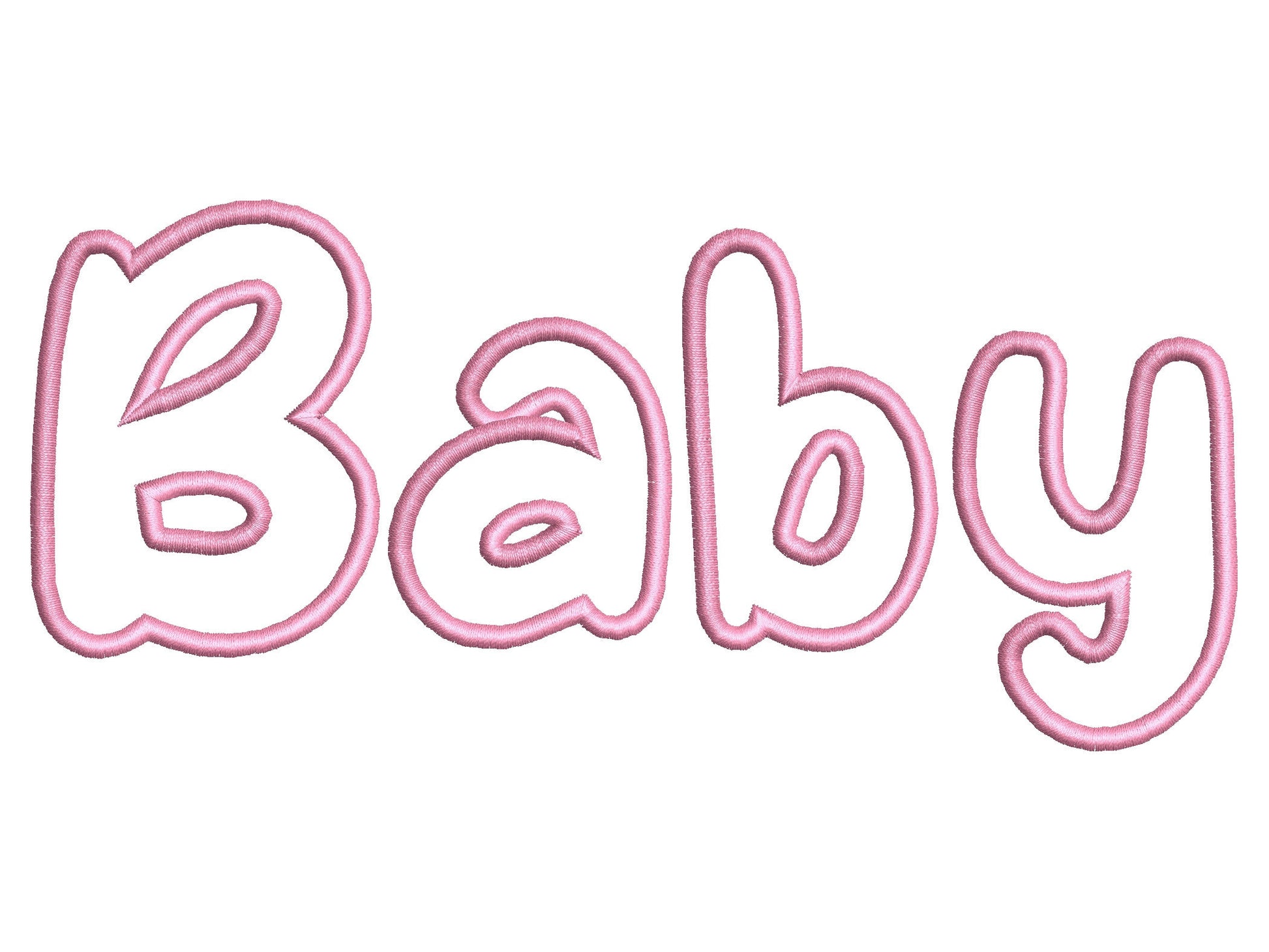 Baby Applique Font machine embroidery applique designs monogram alphabet