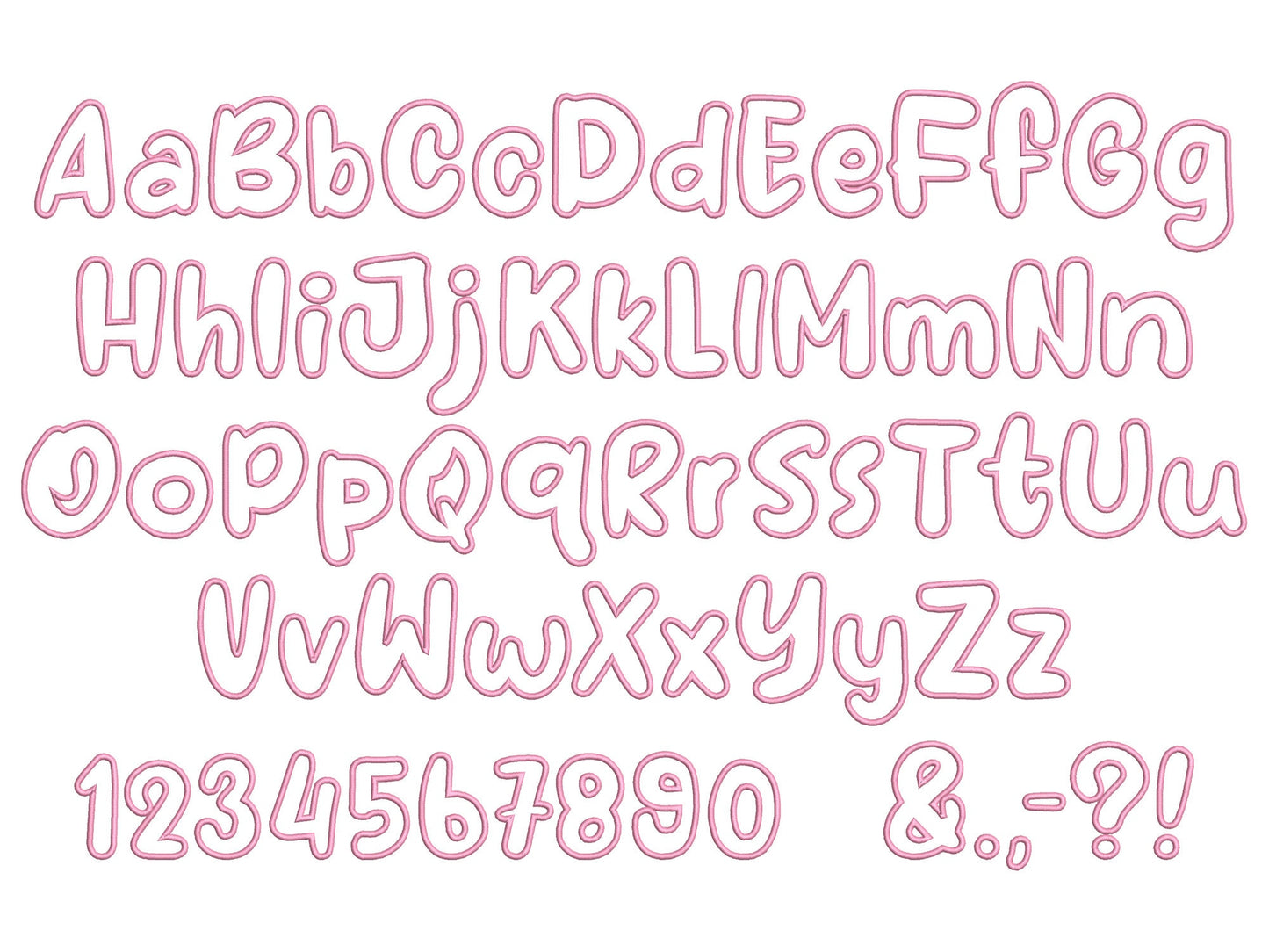 Baby Applique Font machine embroidery applique designs monogram alphabet