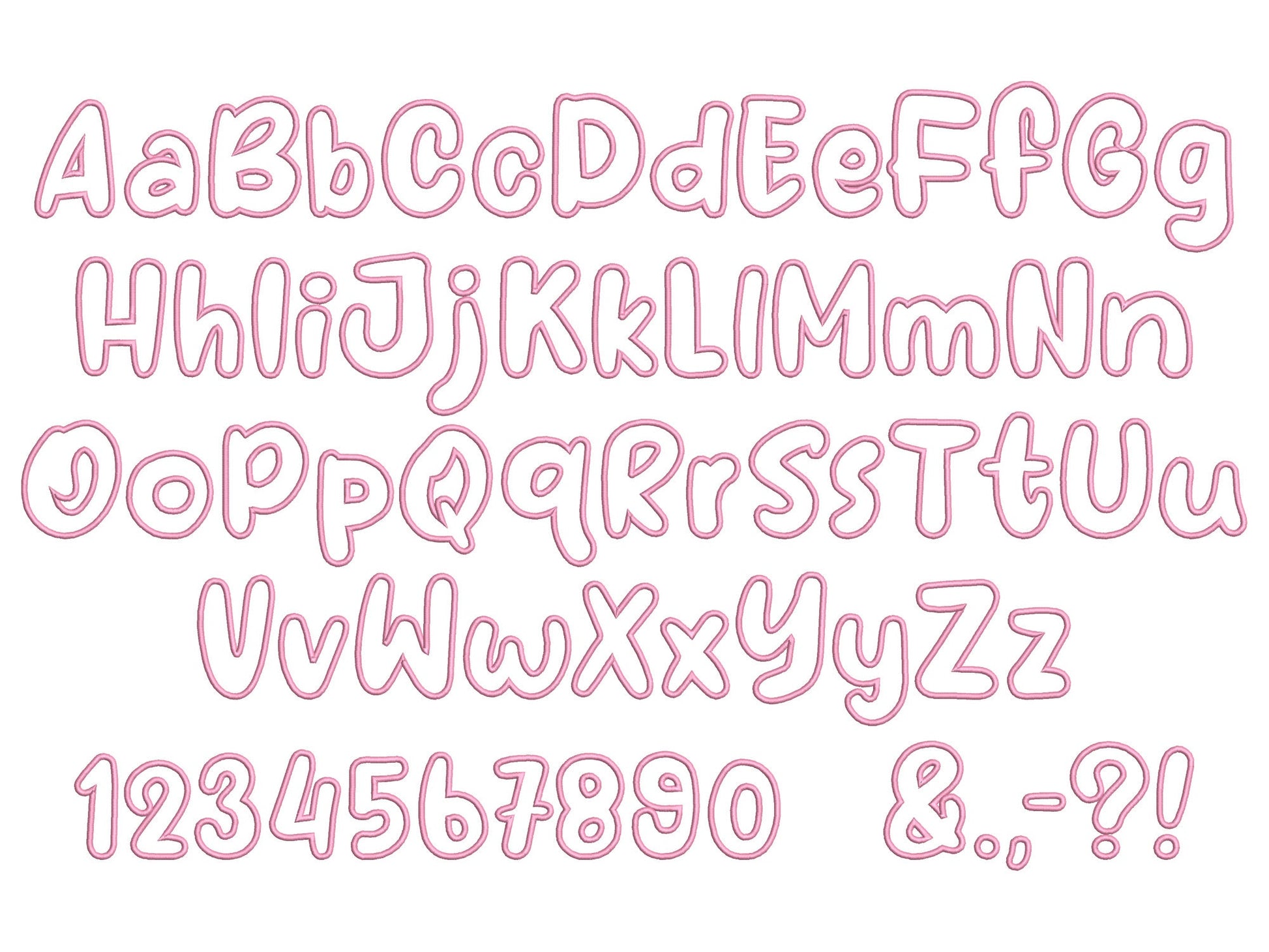 Baby Applique Font machine embroidery applique designs monogram alphabet