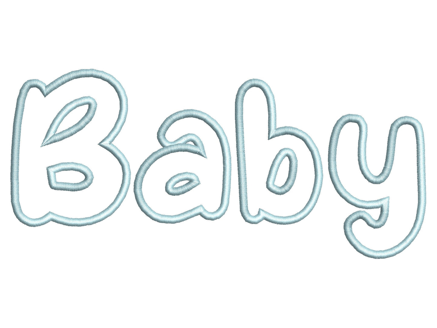 Baby Applique Font machine embroidery applique designs monogram alphabet