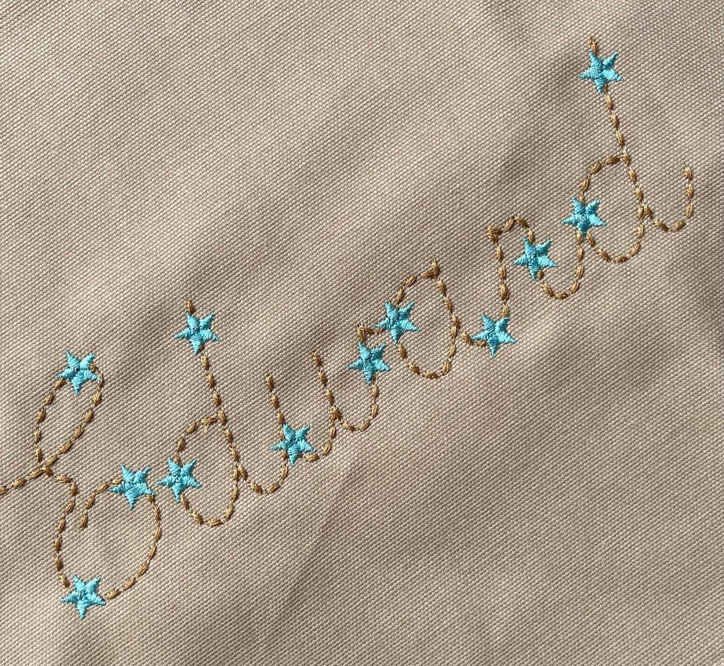 Hand Stitch Effect Starry Font – Instant Download | Artapli