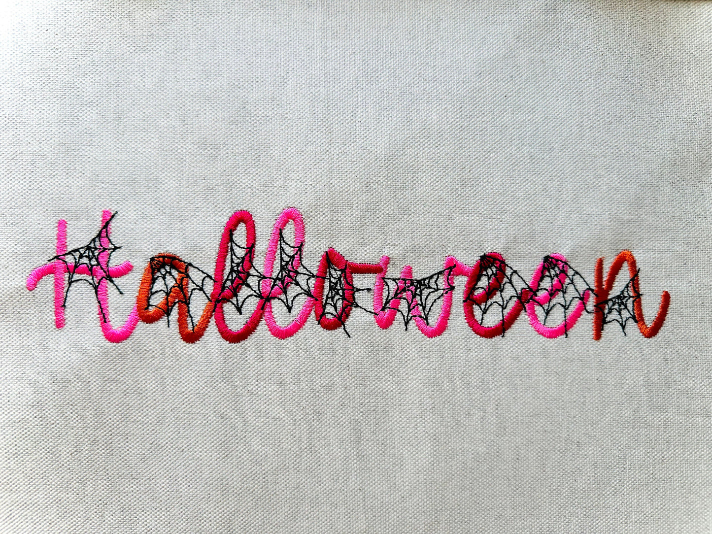 Spiderweb Font embroidery spider's – Alphabet machine embroidery design by Artapli