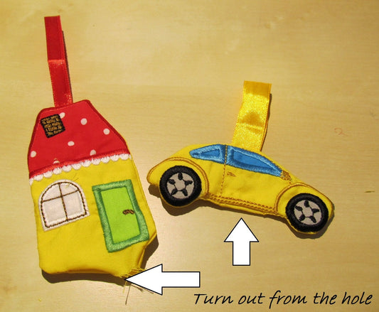Car and House key holders - easy In-The-Hoop – Instant Download | Artapli