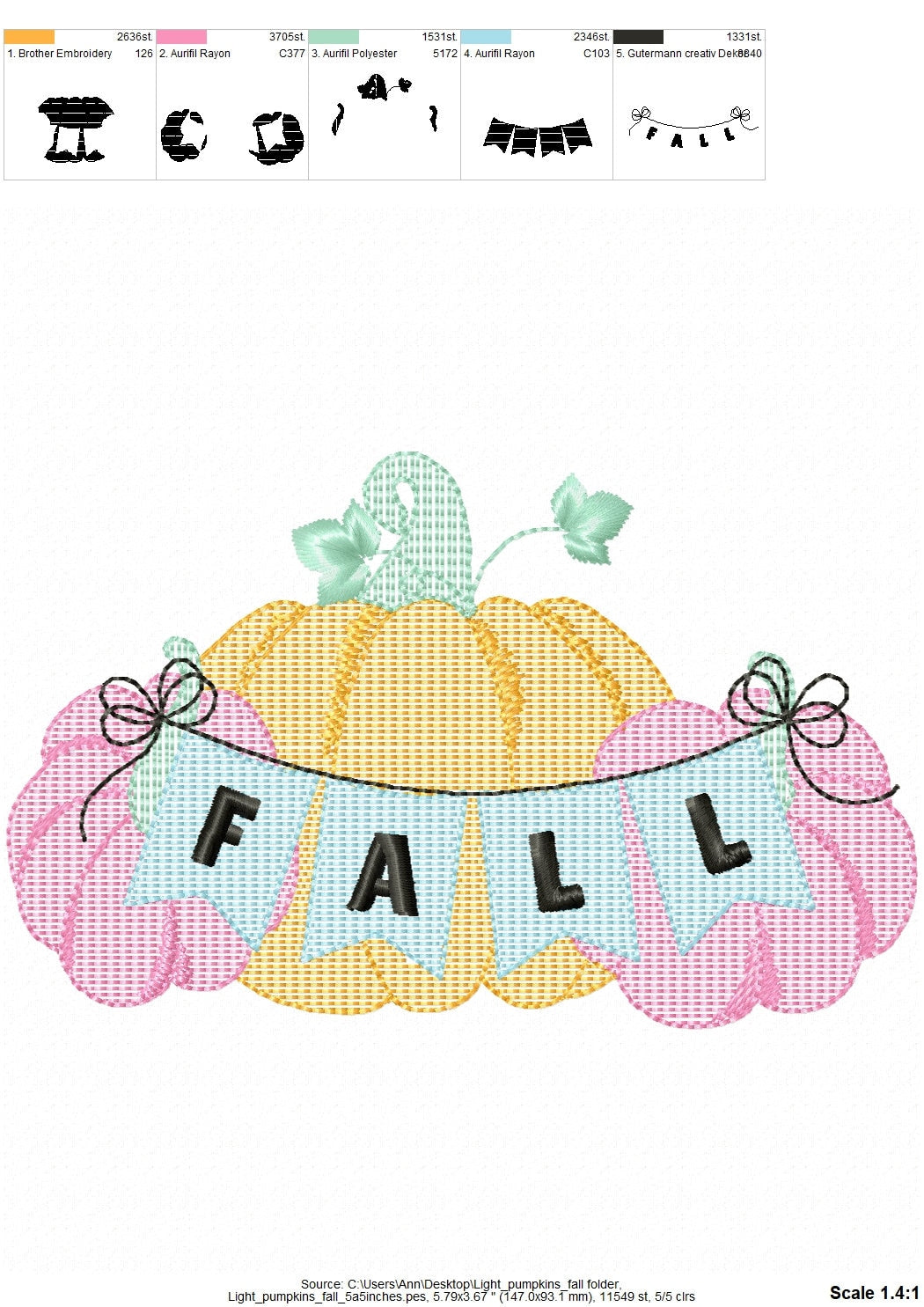 TriPumpkin Three Pumpkins Fall banner light stitch machine embroidery design Thanksgiving pumpkin trio in the row Sweet Home kitchen towel