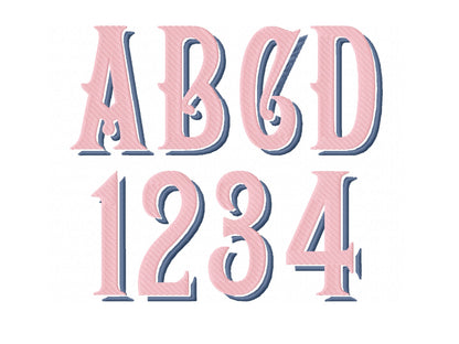 Classic Drop Shadow Font