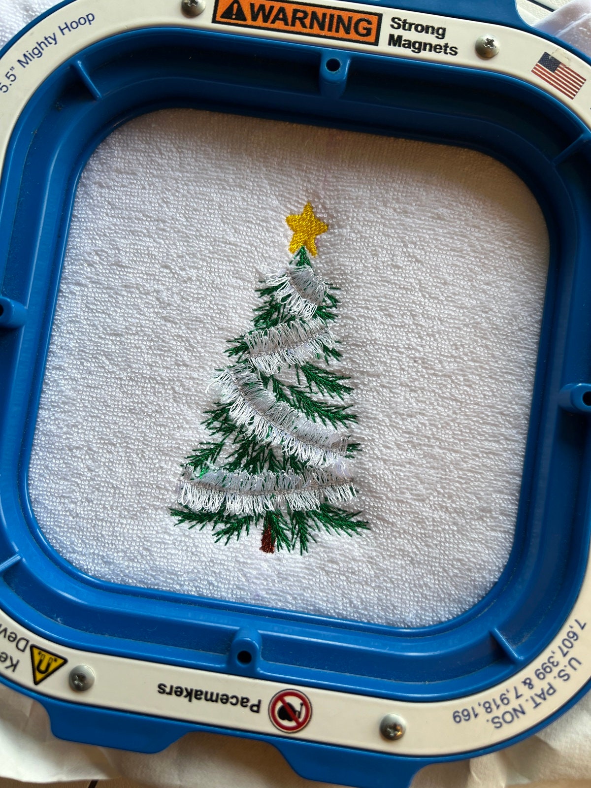 Fringed fluffy Christmas tree ITH in the hoop cute fluffy fringed spruce machine embroidery designs in assorted sizes kids funny merry Xmas