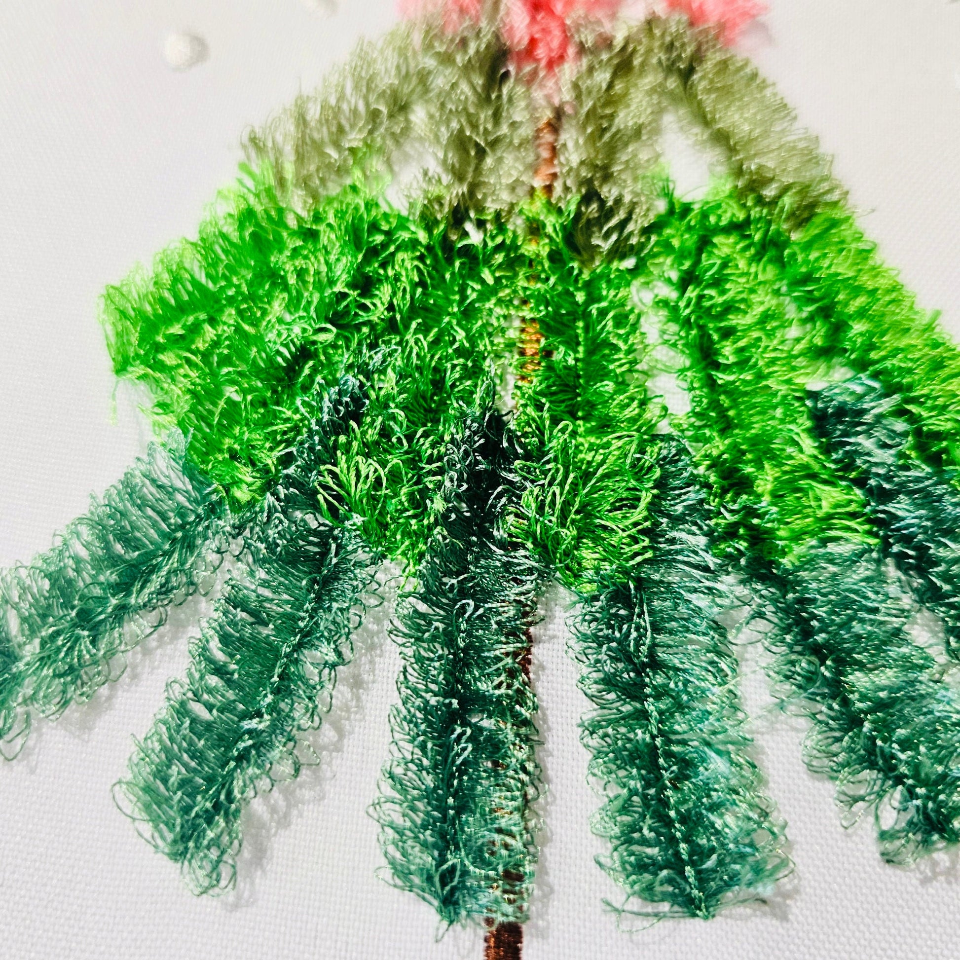 Fringed Christmas Tree and Star Ornament Pine Tree Woodland Spruce Machine Embroidery Designs 4 up to 7 Inches Simple Fringe Fur Tree - Etsy