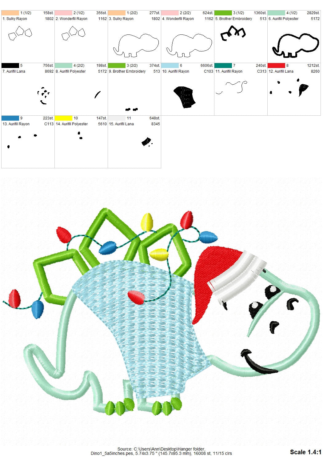 Little Christmas Dinosaur Applique machine embroidery design cute Dino knit sweater sweatshirt and Santa hat fringed fluffy 4, 5, 6 inches