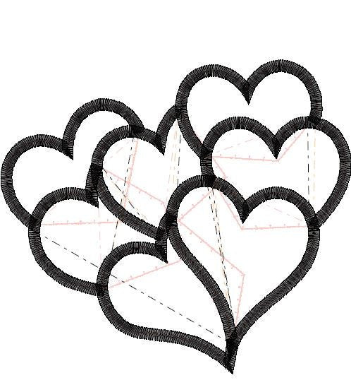 Big Heart Filled with Hearts