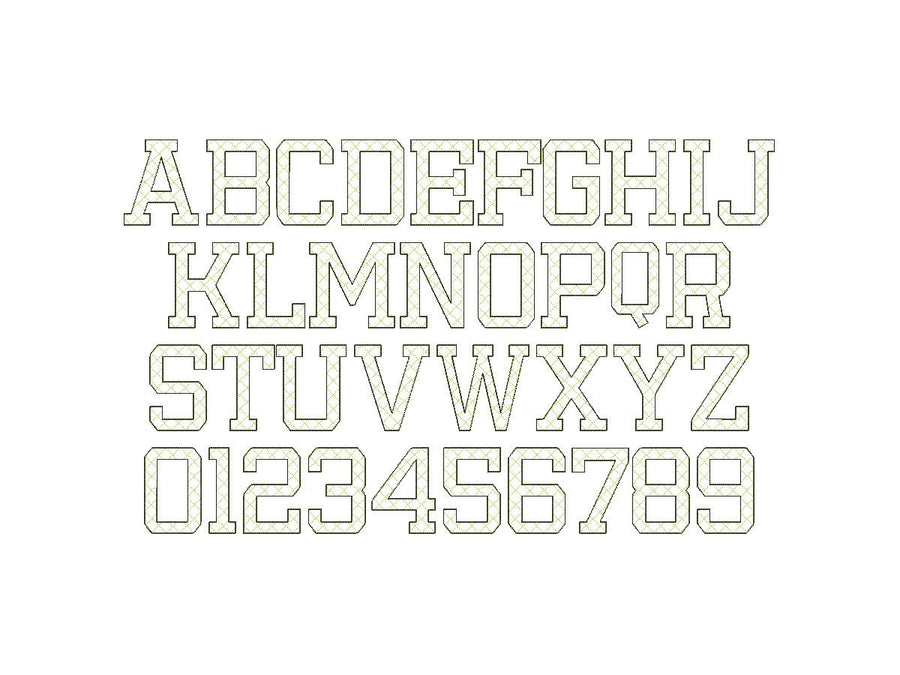 light stitch diamond glitter FONT machine embroidery designs assorted sizes Quilt Alphabet letters and numbers boy name monogram BX included