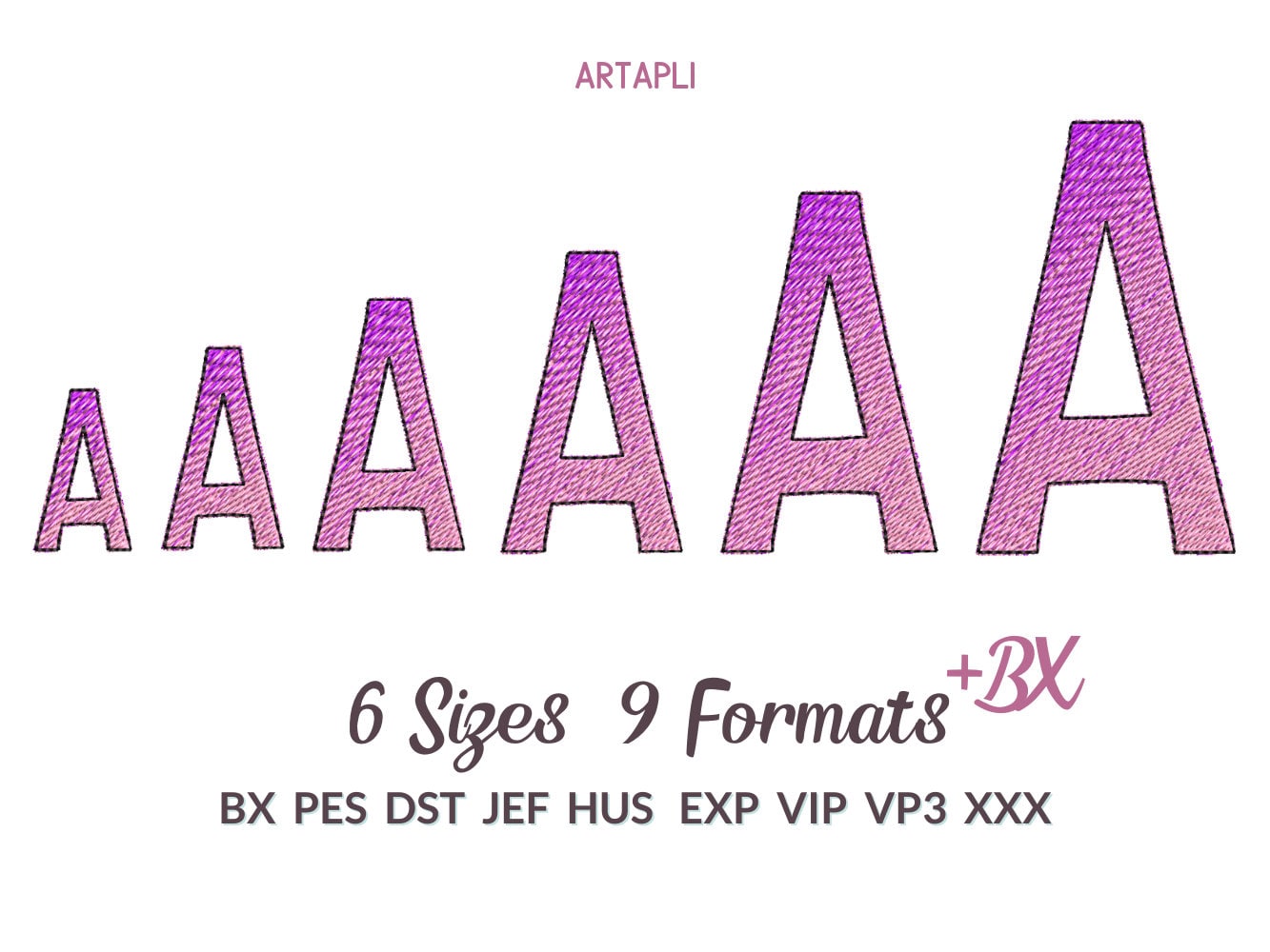 Rainbow font NO special thread Iridescent 2 Color Monogram FONT alphabet machine embroidery designs gradient ombre embroidery font BX incl