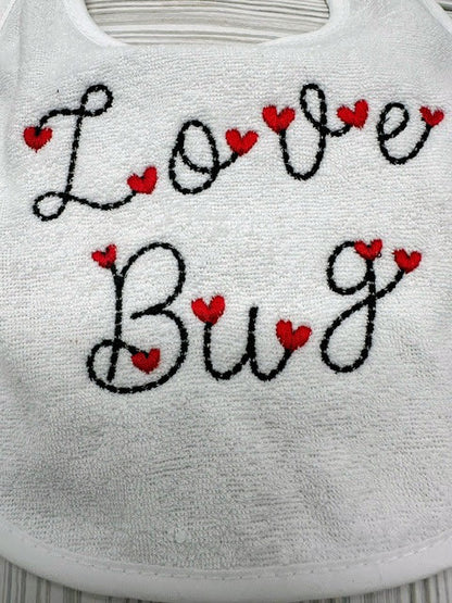 Heart Font puff bean stitch line Font machine embroidery designs assorted mini sizes handwritten script Valentine Font alphabet