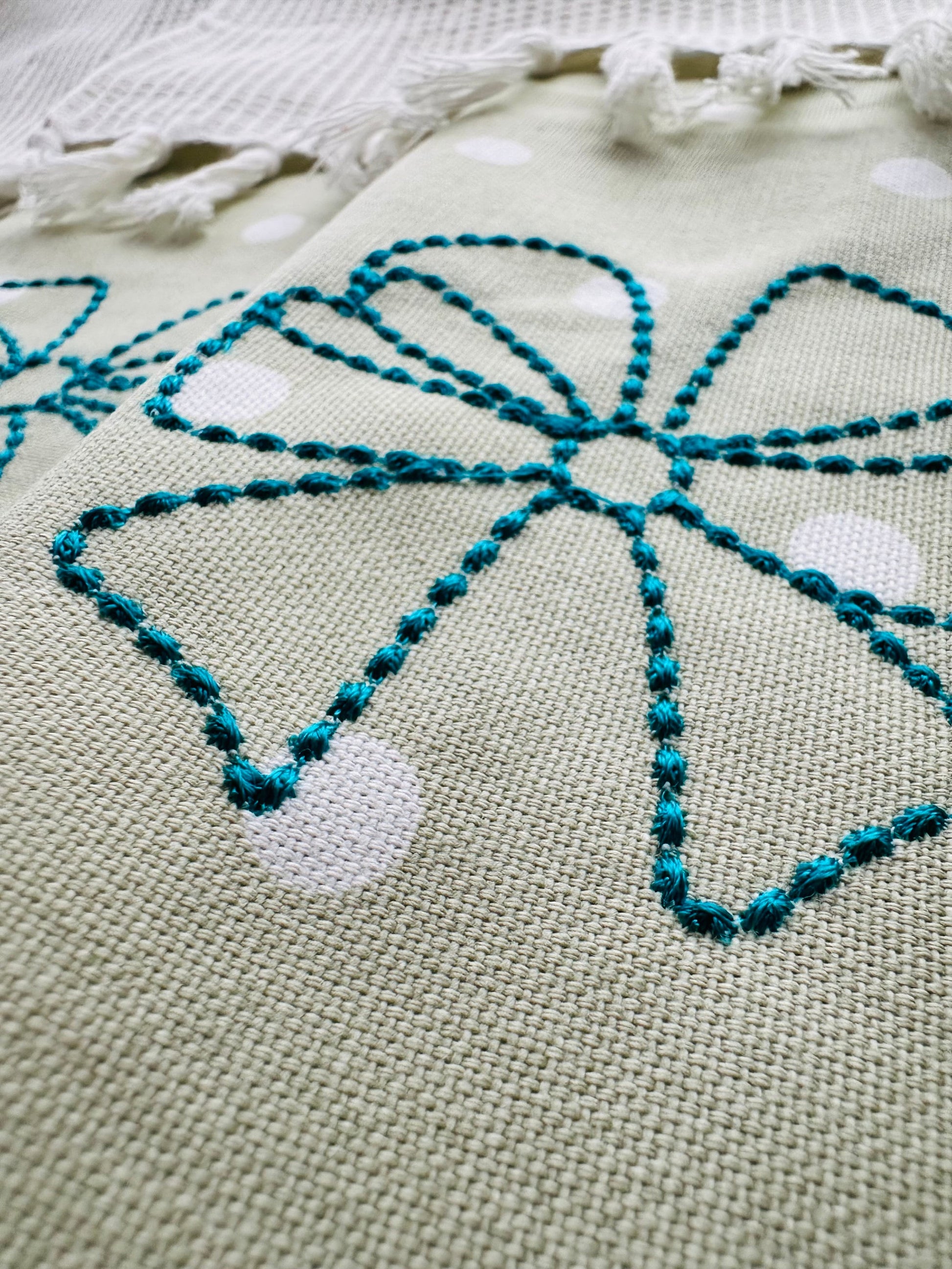 Hand stitch effect Bow SET of 4 types monogram add-on baby gown Christ pearl stitch machine embroidery designs multiple sizes from 2 to 5in