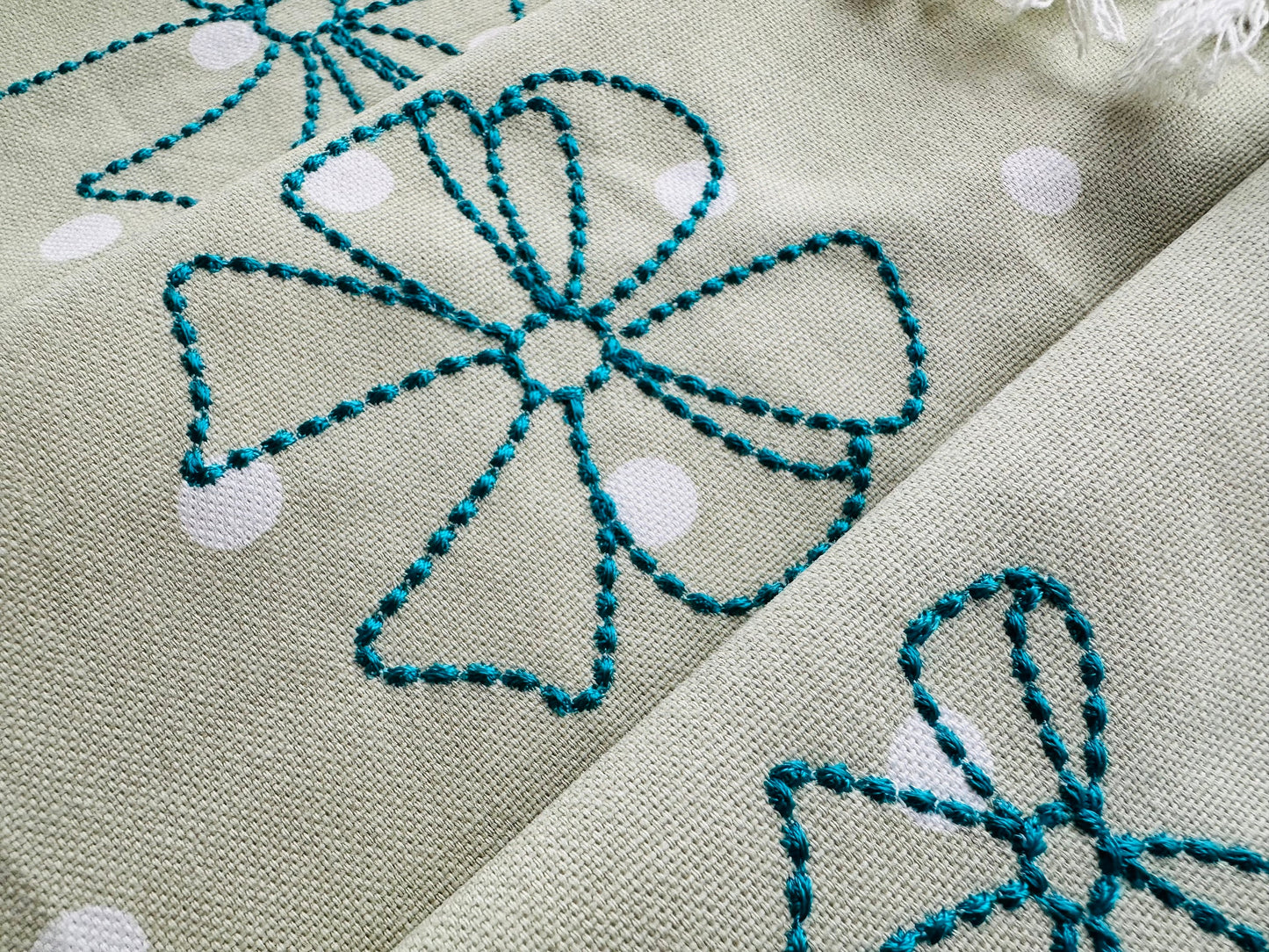 Hand stitch effect Bow SET of 4 types monogram add-on baby gown Christ pearl stitch machine embroidery designs multiple sizes from 2 to 5in