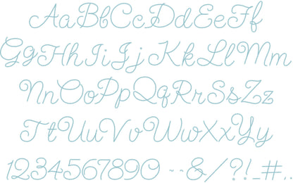 Thick Dense Chain Stitch Handwritten Font - image 4