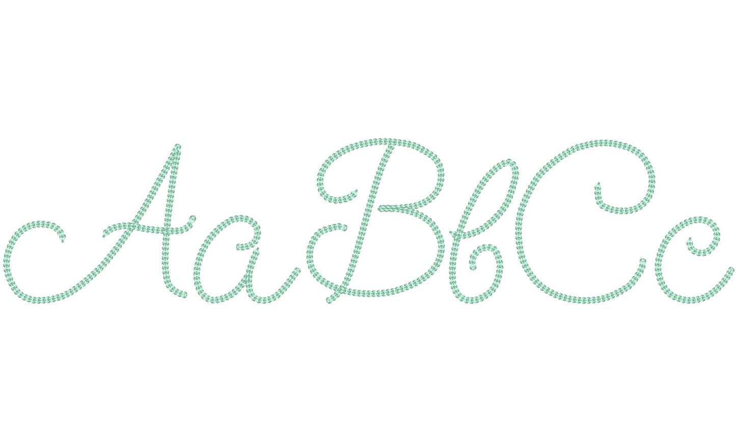 Thick Dense Chain Stitch Handwritten Font - image 3