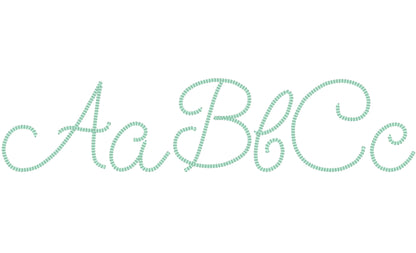 Thick Dense Chain Stitch Handwritten Font - image 3