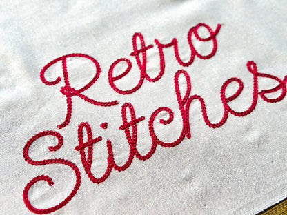Thick Dense Chain Stitch Handwritten Font - image 1