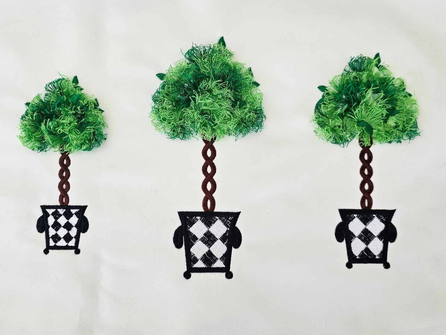 Fringed fluffy Topiary Tree