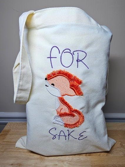 Fox Light Stitch Fringed Machine Embroidery Designs One Little Fox Kids Sweatshirt Tshirt Outfit Embroidery Fluffy Wild Animal