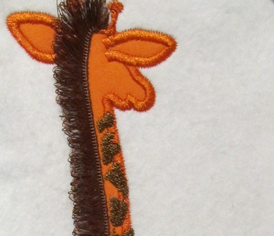 Fringed Hair Giraffe – Instant Download | Artapli