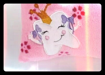 Tooth Fairy Boy and Girl King and Princess applique machine embroidery designs