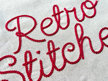 Thick Dense Chain Stitch Handwritten Font - image 5
