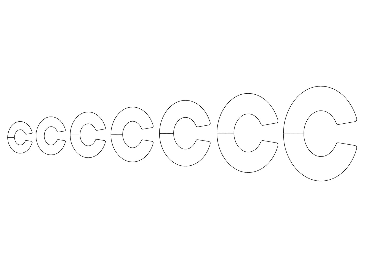 Light applique font Open Edge Raggedy Applique Alphabet bean stitch outline patchwork machine embroidery designs Split duotone multicolor