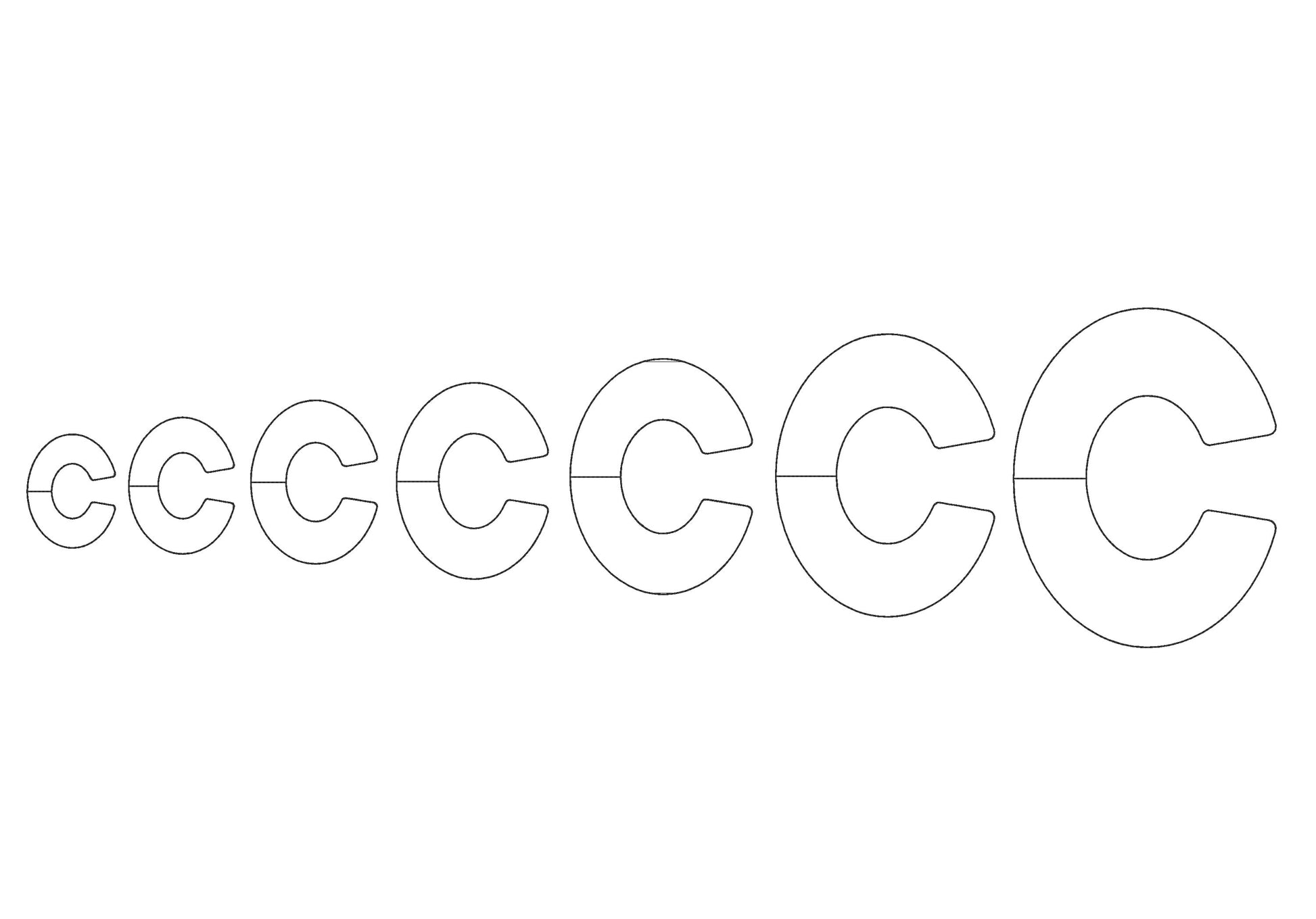 Light applique font Open Edge Raggedy Applique Alphabet bean stitch outline patchwork machine embroidery designs Split duotone multicolor