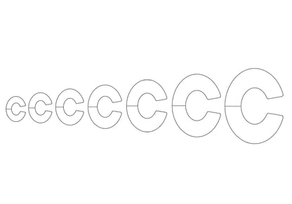 Light applique font Open Edge Raggedy Applique Alphabet bean stitch outline patchwork machine embroidery designs Split duotone multicolor