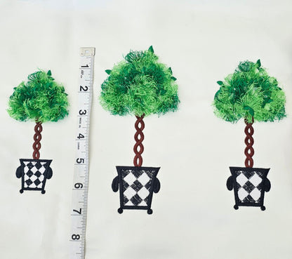 Fringed fluffy Topiary Tree