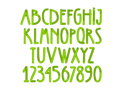 Puff Wildcats Embroidery font machine embroidery designs 3D raised Puffy Foam Wild alphabet monogram Block Font