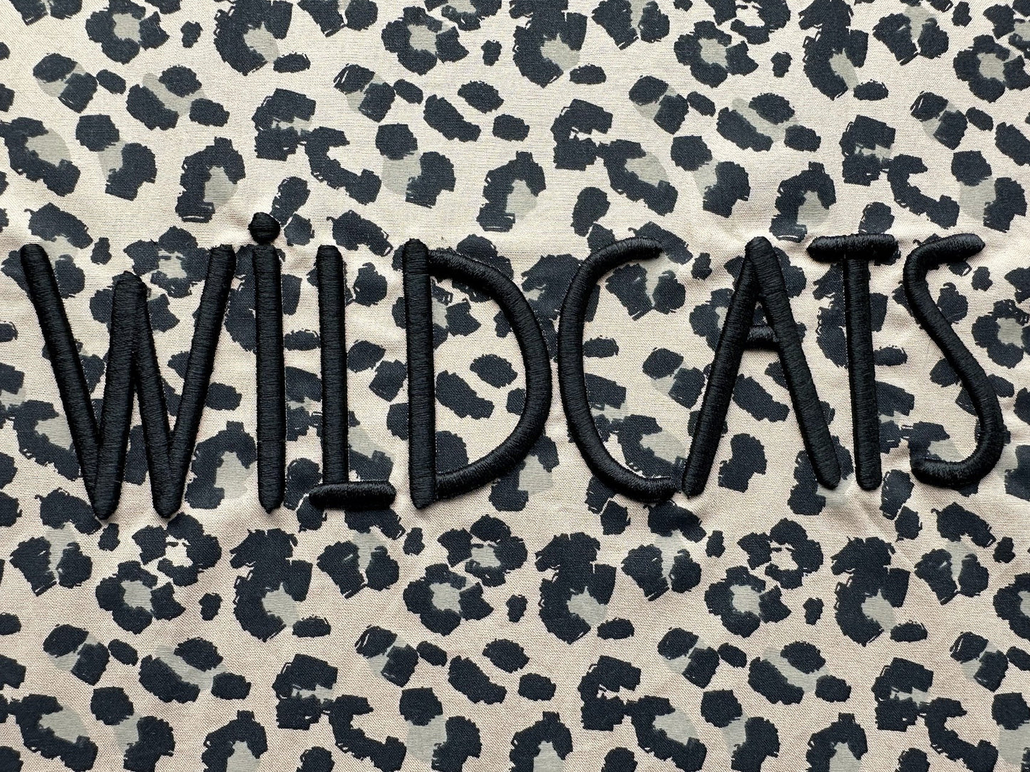 Puff Wildcats Embroidery font machine embroidery designs 3D raised Puffy Foam Wild alphabet monogram Block Font